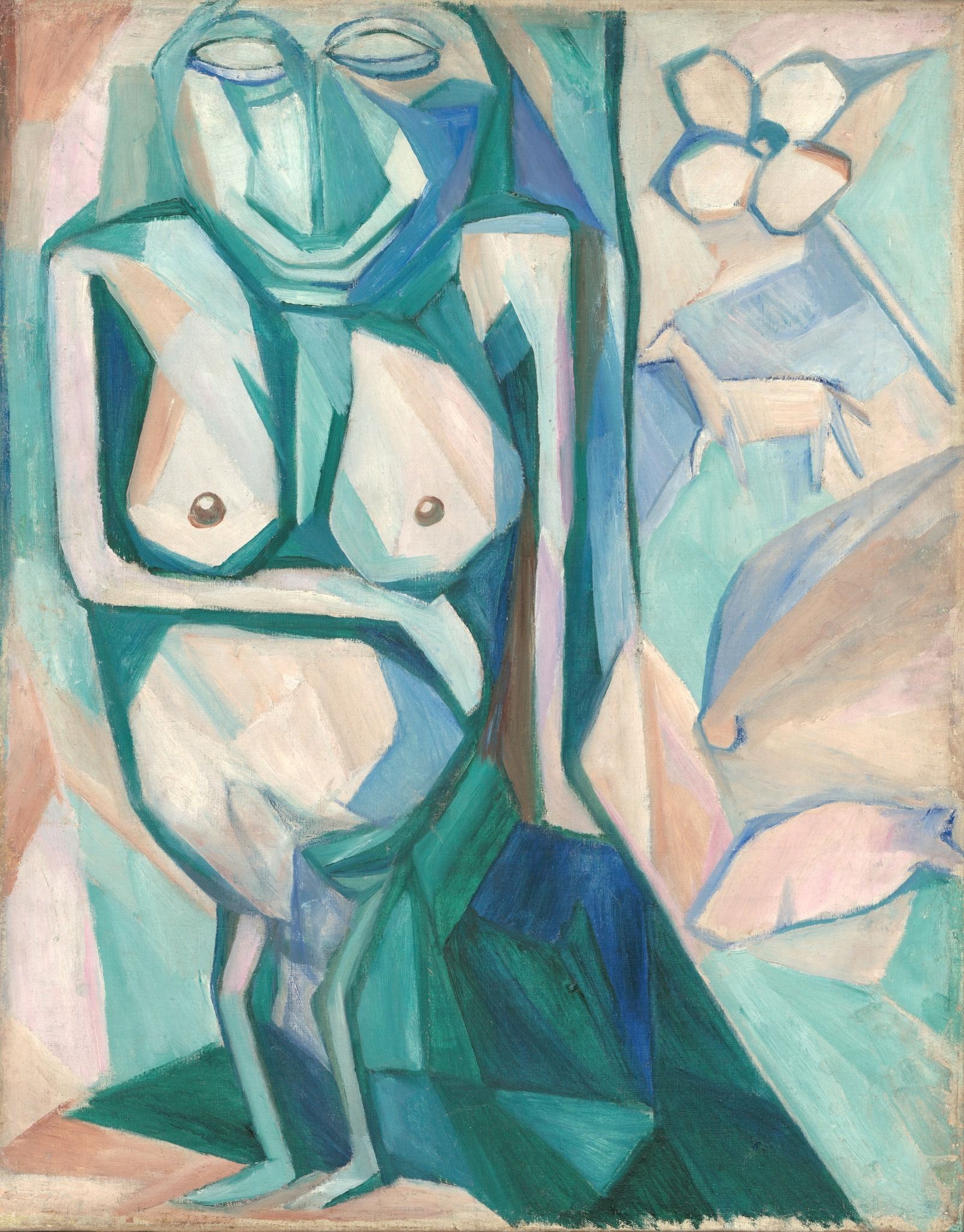 N. Goncharova, La dea della fertilità, 1909-10, State Tretyakov Gallery, Mosca